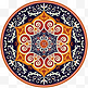 古典花纹地毯圆形