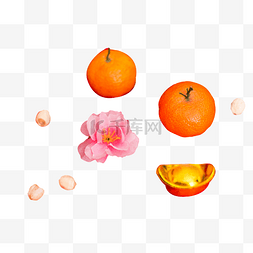 桃花橘子糖瓜粘元宝