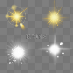 星光光效光晕素材图片_闪灯光点光晕光点