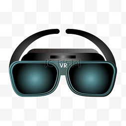 墨绿色VR眼镜