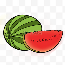 红色西瓜水果