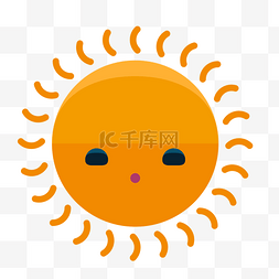 可爱的太阳素材图片_卡通可爱的太阳表情包