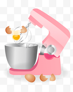 红色打蛋器图片_粉色的打蛋器