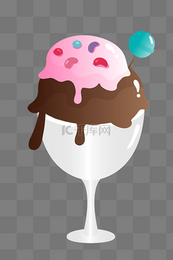 巧克力冰淇淋杯