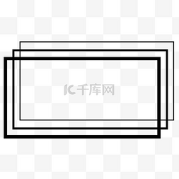 商务风科技感图片_多层风边框标题框