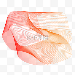 网状彩色图片_网状线条橙色温暖