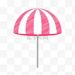 粉色户外遮阳伞