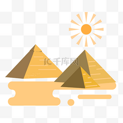 埃及金字塔太阳