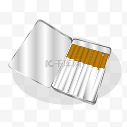 烟有害健康图片_矢量免扣卡通烟盒