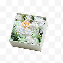 鲜花礼物盒图片_美丽鲜花礼物盒下载