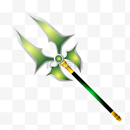 绿色法杖道具