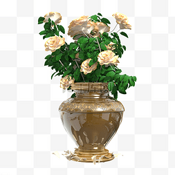 一个漂亮的瓷器花瓶