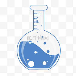 测电仪器图片_化学仪器烧瓶插画