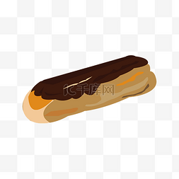 巧克力烘焙图片_巧克力烘焙面包插画