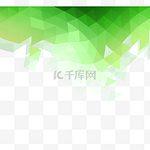 绿色几何抽象技术背景与条纹