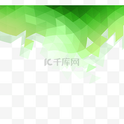 绿色方块元素图片_绿色几何抽象技术背景与条纹