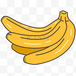 美味黄色香蕉