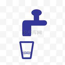 蓝色水管饮用水