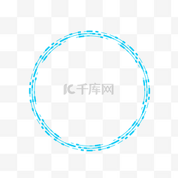 科技风圆形素材图片_圆形科技风线框