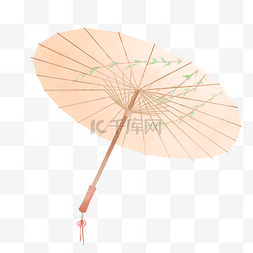 雨伞粉色图片_水墨粉色油纸伞