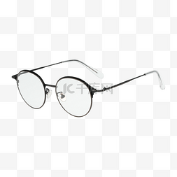 纯钛眼镜框图片_时尚平面平光镜眼睛架