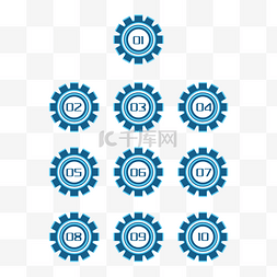 蓝色劳动节图片_劳动节蓝色数字序号