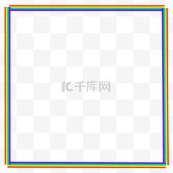边框纹理中国风图片_彩虹边框纹理