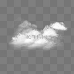 云朵不规则图片_手绘云朵装饰元素