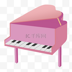 立体紫色钢琴
