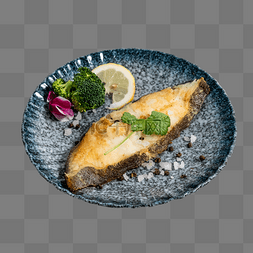 海鲈银鳕鱼图片_煎鳕鱼餐饮