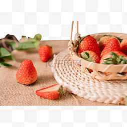 美食草莓水果新鲜