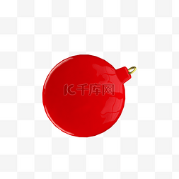 质感小球图片_红色金属质感小球C4D