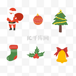 圣诞树logo图片_圣诞节贴纸
