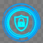信息安全蓝色锁