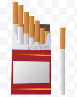 火机香烟图片_免扣卡通烟盒黄色