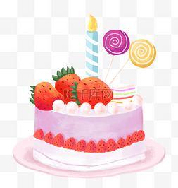 生日蛋糕蜡烛棒棒糖