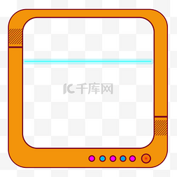 有限电视锅图片_扁平风电视二维码边框