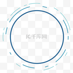 简约喜报图片_边框纹理标题框简约圆形png