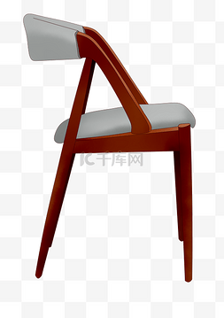 椅子家具卡通插画