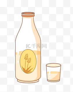 植物米酒酒瓶