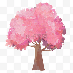 精美粉色桃树