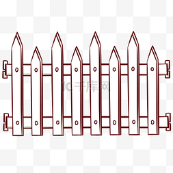 栏杆篱笆图片_塑料卡扣白色栏杆