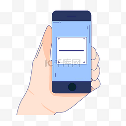 手拿手机图片_手拿手机扫码