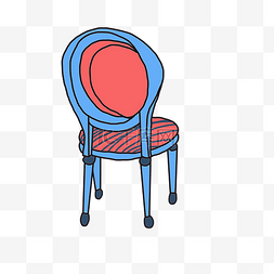立体椅子装饰图片_立体椅子装饰插画