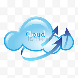 云服务矢量素材图片_矢量云服务图标