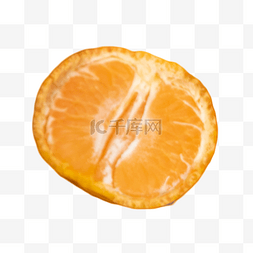 拨开橘子图片_拨开的蜜桔水果