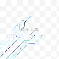 随机点名图片_不规则图形科技感点线蓝色