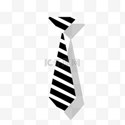 黑白相间图片_黑白相间的装饰领带