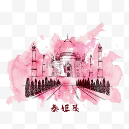 老年夫妻旅游图片_旅游地标建筑印度