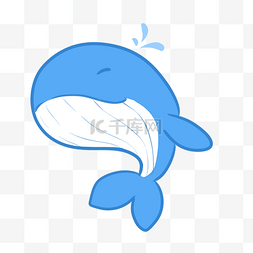 海里动物图片_蔚蓝之海里的鲸鱼